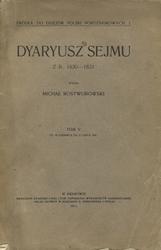 Dyaryusz sejmu z r. 1830-1831. T. 5.