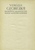 Vergilius Maro Publius – Vergils Georgika.