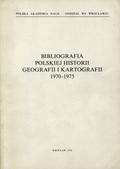Wernerowa Wiesława – Bibliografia polskiej historii geografii i kartografii 1970-1975.