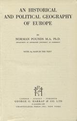 An historical and political geography of Europe.