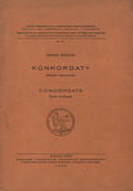 Bursche Edmund – Konkordaty.