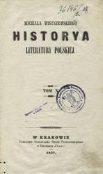 Historya literatury polskiéj. T. 10.