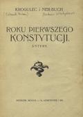 Orłowski Antoni, Buchner Władysław – Roku pierwszego konstytucji.