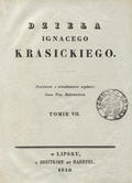 Krasicki Ignacy – Dzieła Ignacego Krasickiego. T. 7-8.