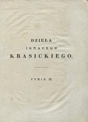 Dzieła Ignacego Krasickiego. T. 3.
