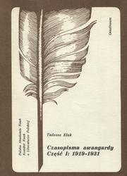Czasopisma awangardy. Cz. 1.