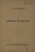 Rozmaryn Stefan – Istota państwa.
