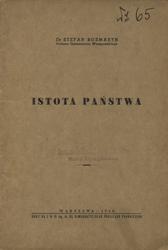 Istota państwa.