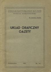 Układ graficzny gazety.