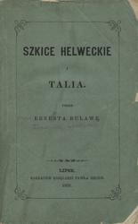 Szkice helweckie i Talia.