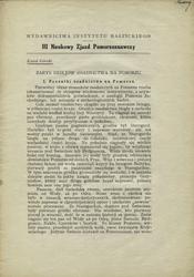 III Naukowy Zjazd Pomorzoznawczy.