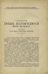 Drugi Zjazd historyków Polskich we Lwowie.