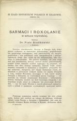 III Zjazd Historyków Polskich w Krakowie. (Sekcya 3).
