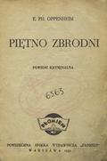 Oppenheim Edward Phillips – Piętno zbrodni.