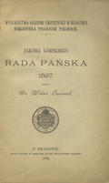 Górski Jakub – Jakóba Górskiego Rada Pańska 1597.