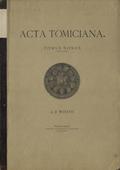 Acta Tomiciana. T. 9.