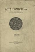 Acta Tomiciana. T. 13.