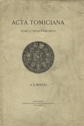Acta Tomiciana. T. 13.