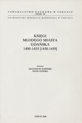 Księgi Młodego Miasta Gdańska 1400-1455 [1458-1459].