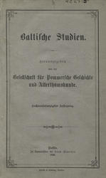 Baltische Studien. Jahrg. 46 (1896).