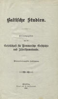 Baltische Studien. Jahrg. 44 (1894).