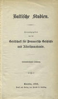 Baltische Studien. Jahrg. 35 (1885).