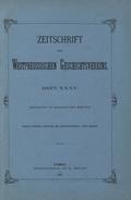 Zeitschrift des Westpreussischen Geschichtsvereins. H. 35 (1896).