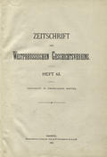 Zeitschrift des Westpreussischen Geschichtsvereins. H. 63 (1922).
