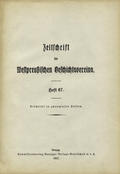 Zeitschrift des Westpreussischen Geschichtsvereins. H. 67 (1927).