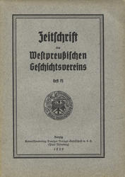 Zeitschrift des Westpreussischen Geschichtsvereins. H. 75 (1939).