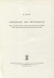 Geschichte der Architektur. [1-3].