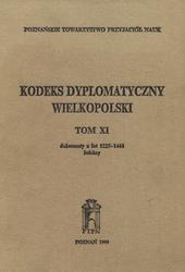 Kodeks dyplomatyczny Wielkopolski. T. 11.