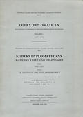 Kodeks dyplomatyczny katedry i diecezji wileńskiej. T. 1: (1387-1507). [Vol. 1 i 3].
