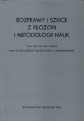 Rozprawy i szkice z filozofii i metodologii nauk.