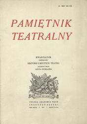 Pamiętnik Teatralny. R. 28 (1979), z. 2 (110).