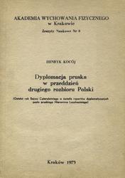 Dyplomacja pruska w przeddzień drugiego rozbioru Polski.
