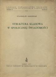 Struktura klasowa w społecznej świadomości.