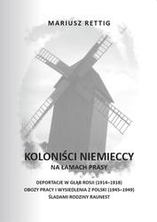 Koloniści niemieccy na łamach prasy.
