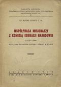 Schletz Alfons – Współpraca misjonarzy z Komisją Edukacji Narodowej.