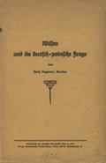 Rogmann Heinz – Wilson und die deutsch-polnische Frage.