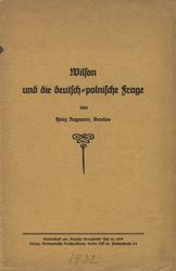 Wilson und die deutsch-polnische Frage.