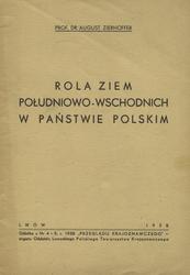 Rola ziem południowo-wschodnich w Państwie Polskim.