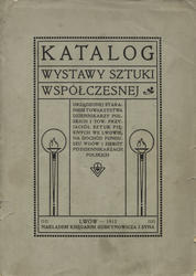 Katalog wystawy sztuki współczesnej.