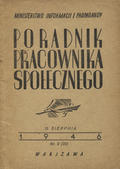 Poradnik Pracownika Społecznego. R. 1946, nr 9 (23).