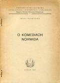 Sławińska Irena – O komediach Norwida.