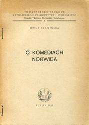 O komediach Norwida.