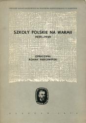 Szkoły polskie na Warmii 1929-1939.
