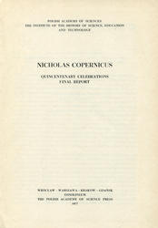 Nicholas Copernicus : quincentenary celebrations final report.