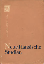 Neue Hansische Studien.