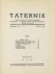 Taternik. R. 24 (1940), z. 1 (119), r. wyd. 2007.